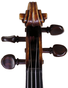 van der Heyd Violins | Aloysius Azzola Geige 1922 Venice Venetia Venedig Schnecke vorne