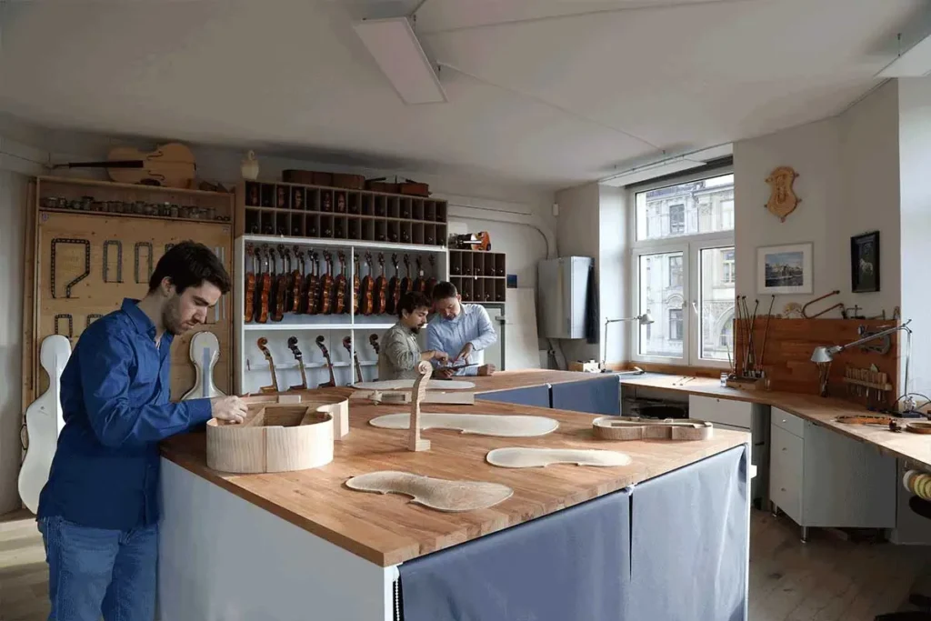 Geigenbau-Werkstatt in Frankfurt